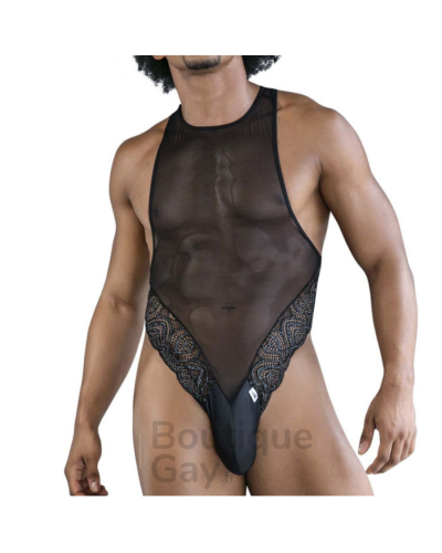 Body Dentelle Noir Sexy Vespasio | Lingerie Érotique homme