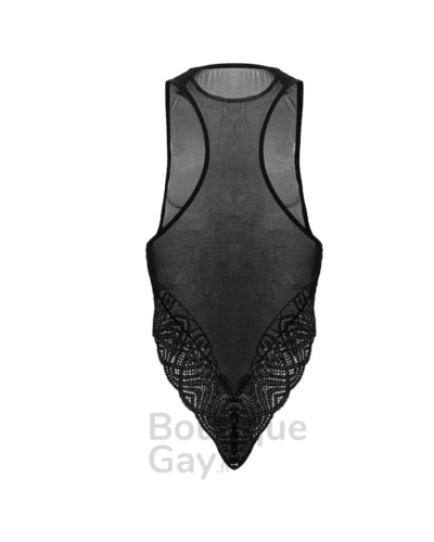 Body Dentelle Noir Sexy Vespasio | Lingerie Érotique homme